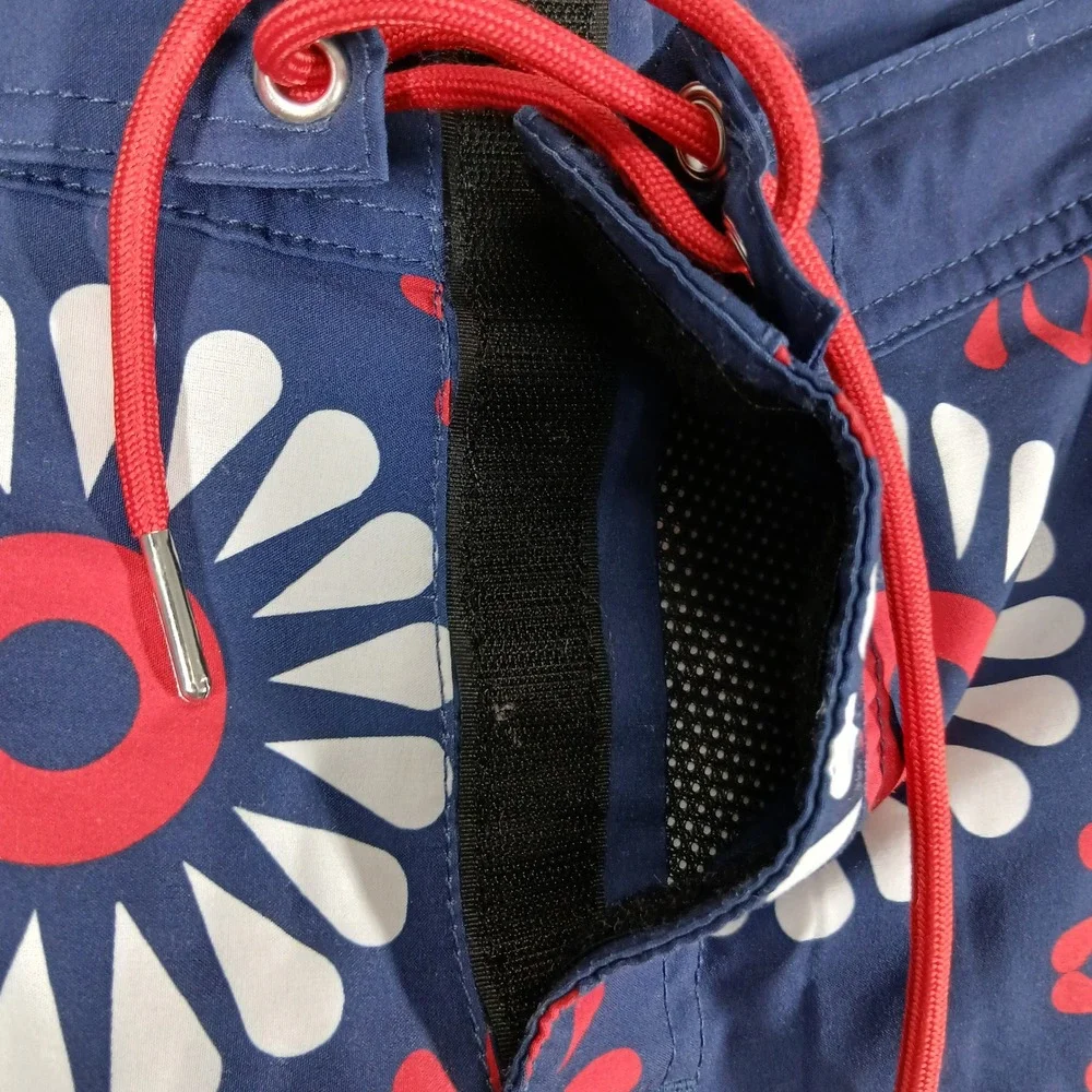 Sec. 119 Board‎ Shorts Grateful Dead Donuts Swim Trunks Size 36 Navy Blue Red